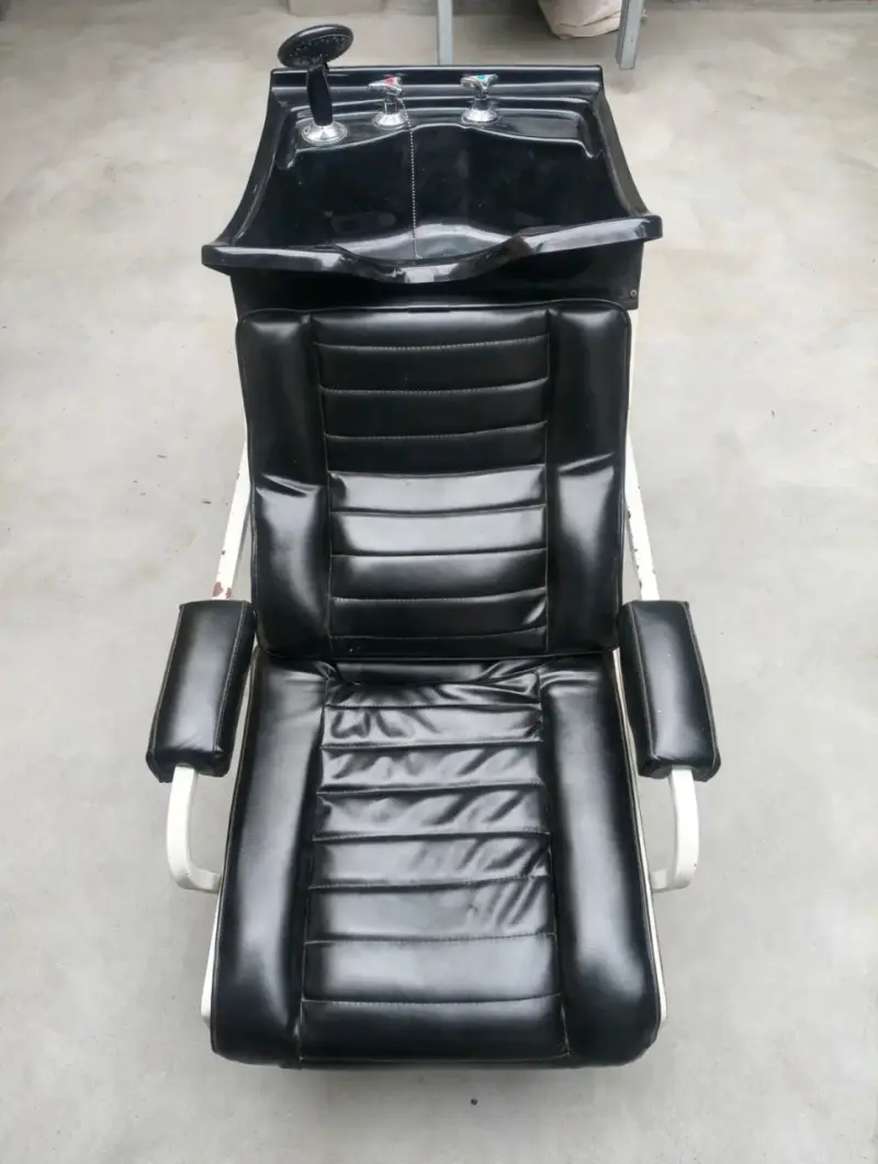 Lavacabezas de Peluquería Negro con Sillón - 1