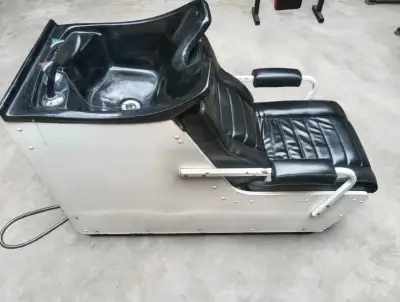 Lavacabezas de Peluquería Negro con Sillón - miniatura 2