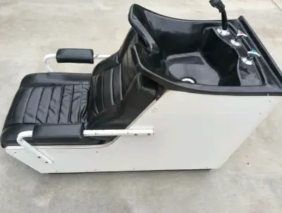 Lavacabezas de Peluquería Negro con Sillón - miniatura 3