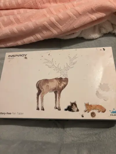 Tableta Gráfica Huion Inspiroy H640P con Lápiz - miniatura 1