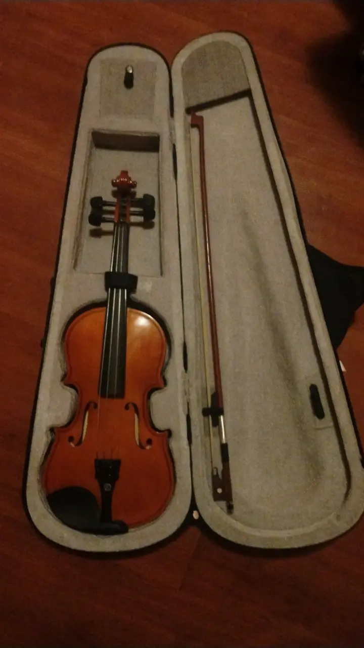 Violín con estuche y arco en buen estado - 1