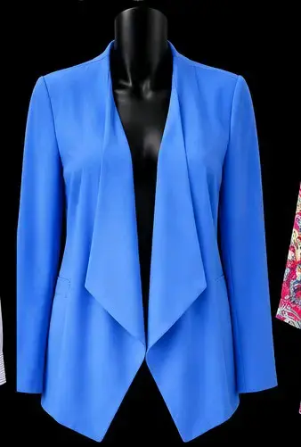 Blazer azul mujer elegante - 1