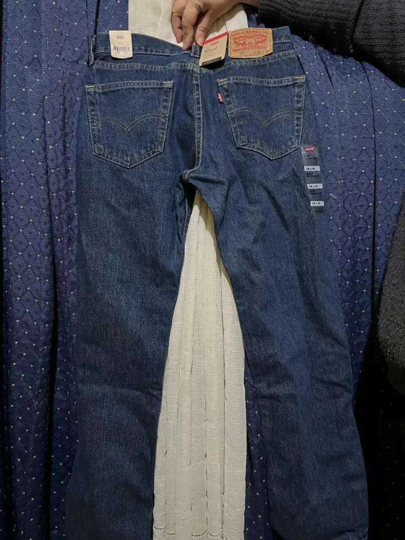 Jeans Levi's 505 Regular Fit Azul - 1