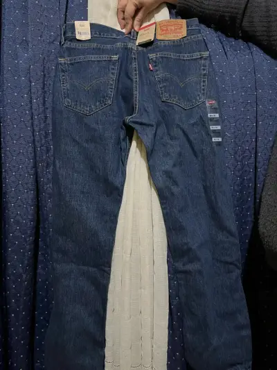 Jeans Levi's 505 Regular Fit Azul - miniatura 1