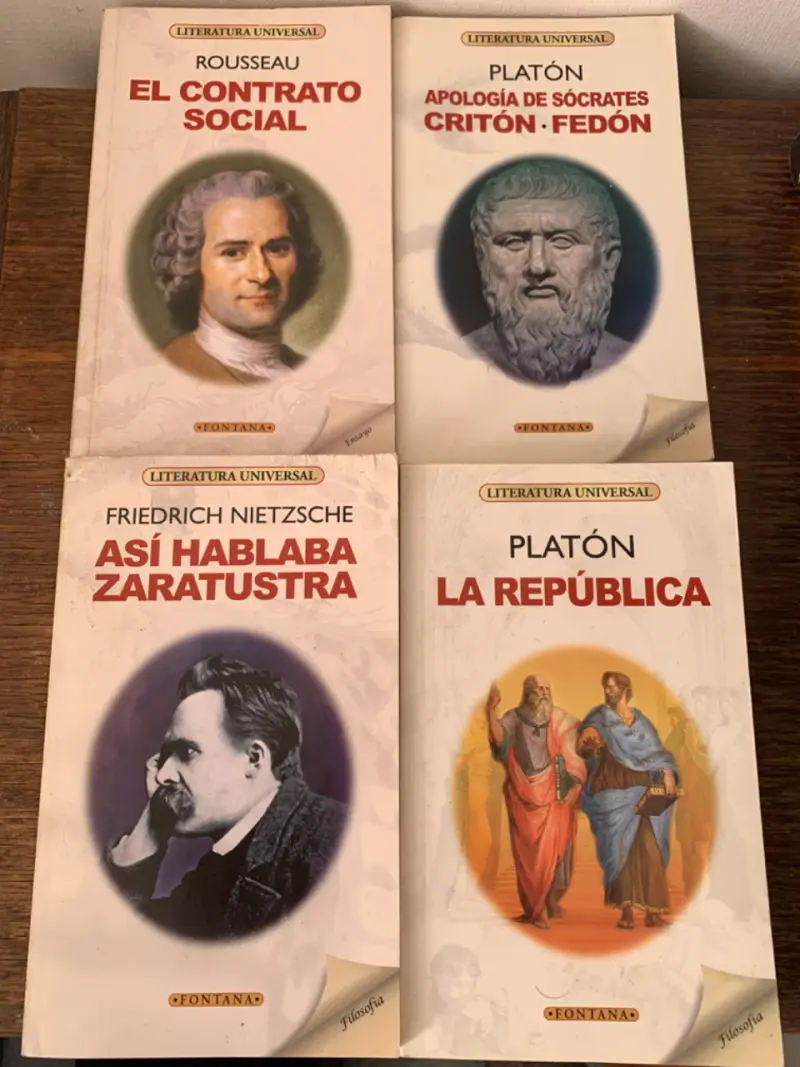 Colección de libros de filosofía 4 títulos - 1