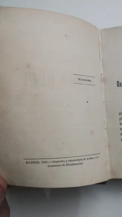 Libro antiguo 'El Comendador Mendoza' de Juan Valera - miniatura 3