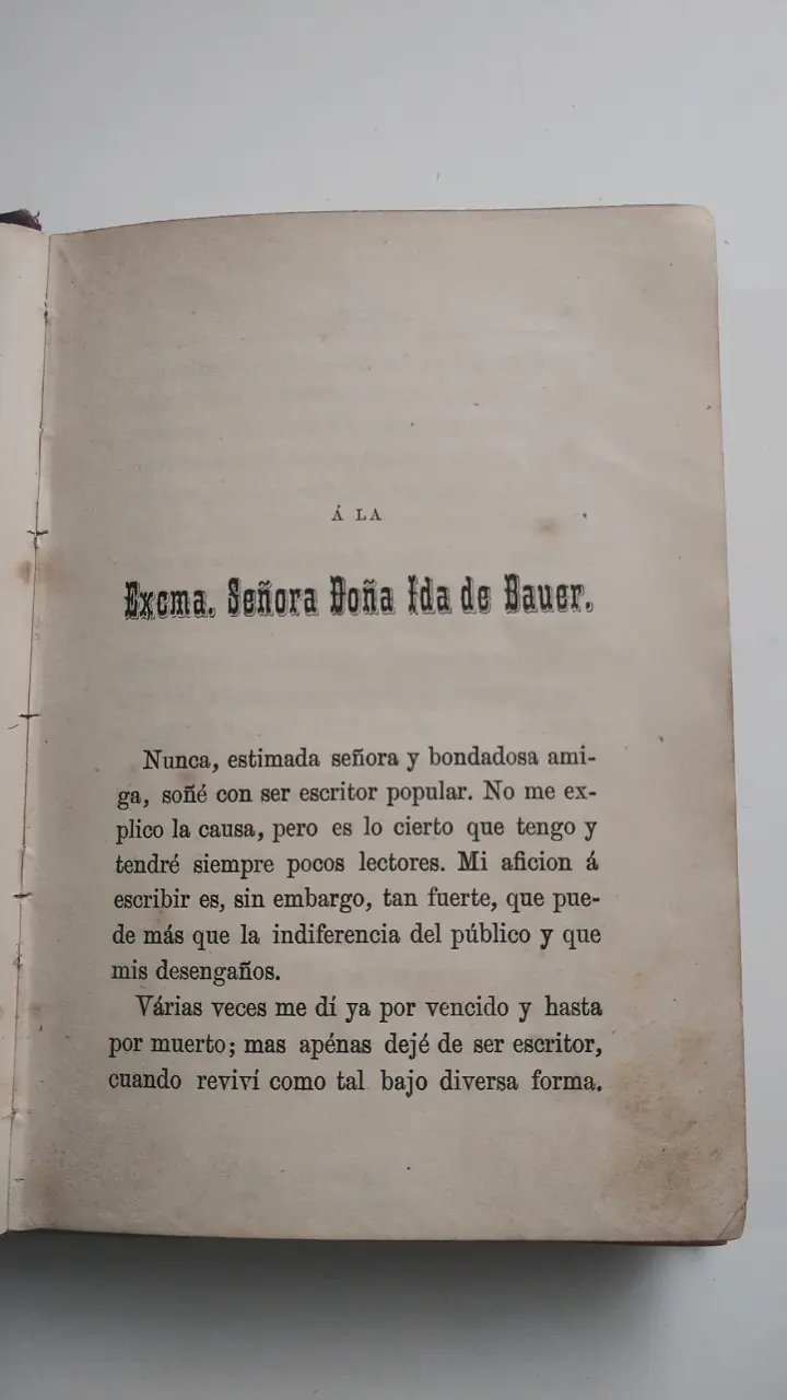 Libro antiguo 'El Comendador Mendoza' de Juan Valera - 4