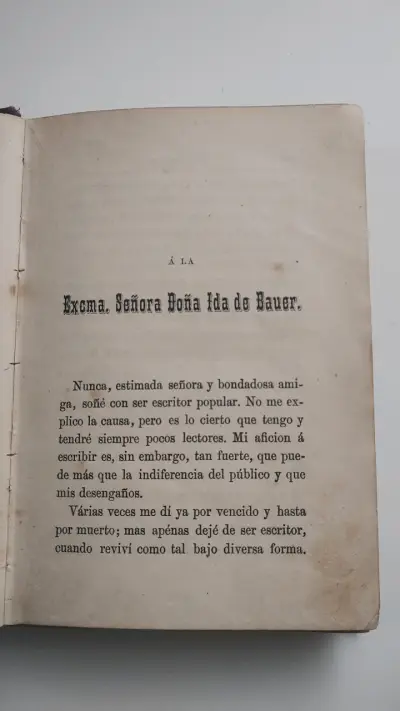 Libro antiguo 'El Comendador Mendoza' de Juan Valera - miniatura 4