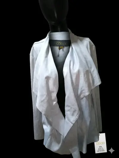Chaqueta ligera azul claro Stefano Cocci XXL - miniatura 1