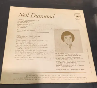 Vinilo Neil Diamond Siempre en Vaqueros - miniatura 2