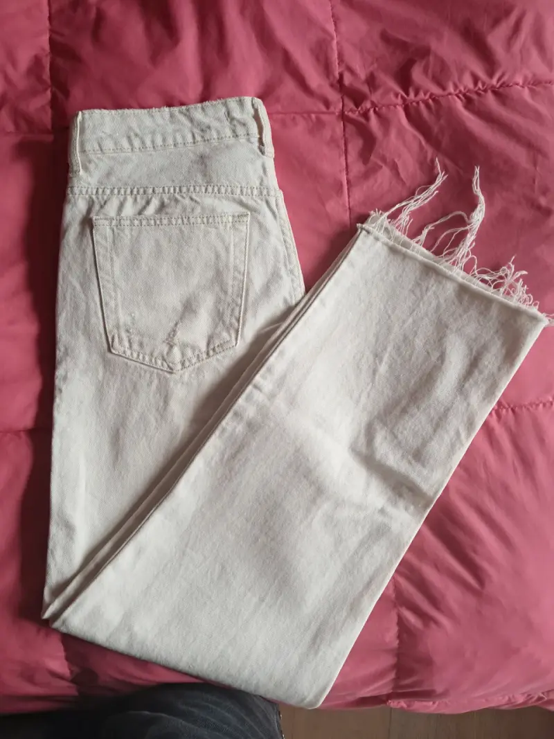 Jeans blancos MNG con estilo deshilachado - 2