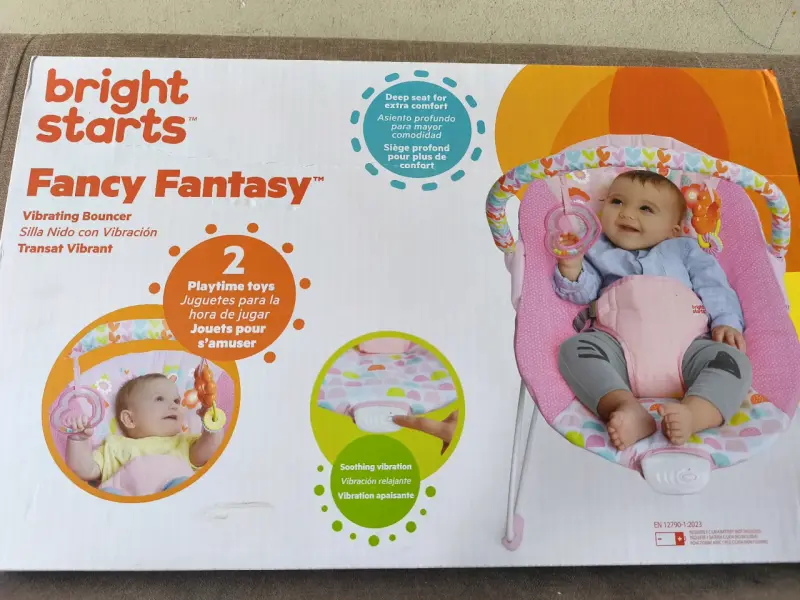 Silla Nido Vibratoria Bright Starts Fancy Fantasy - 1