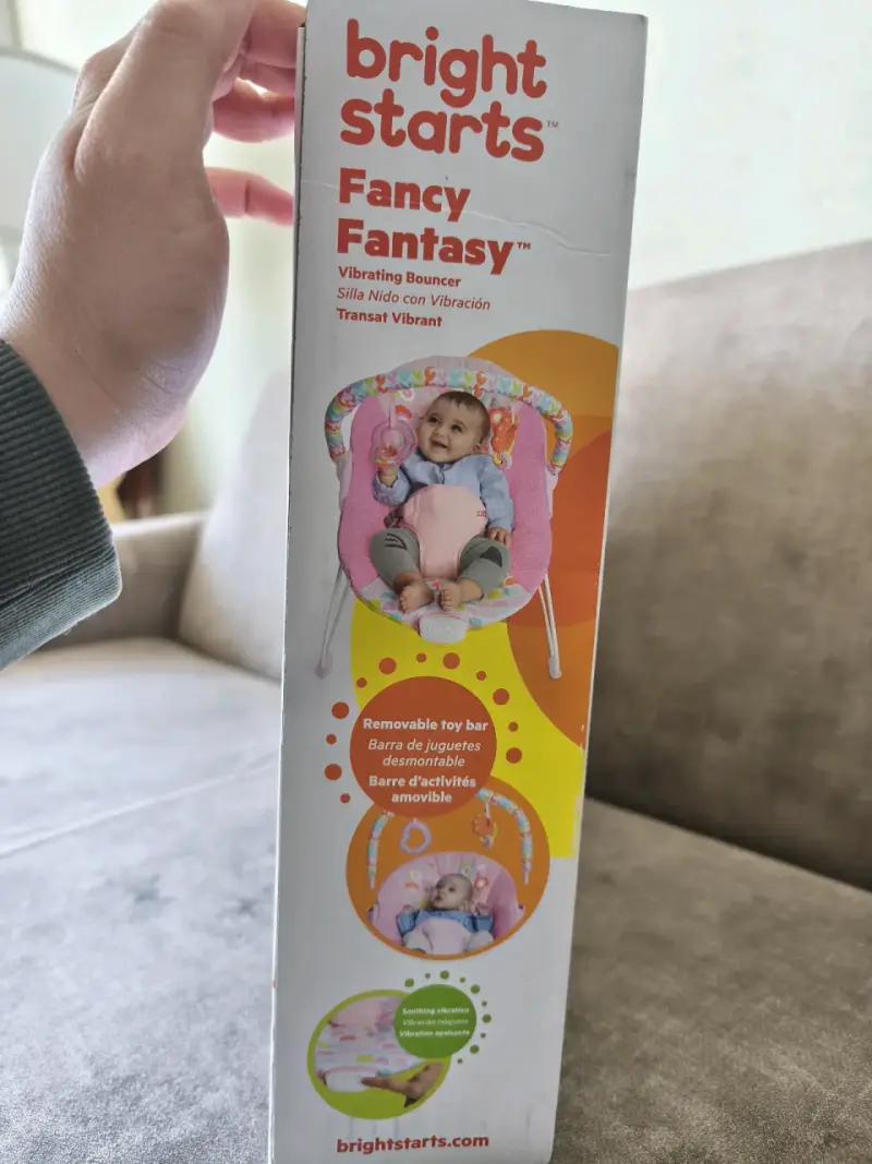 Silla Nido Vibratoria Bright Starts Fancy Fantasy - 3