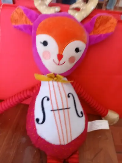 Peluche de reno colorido para niños - miniatura 2