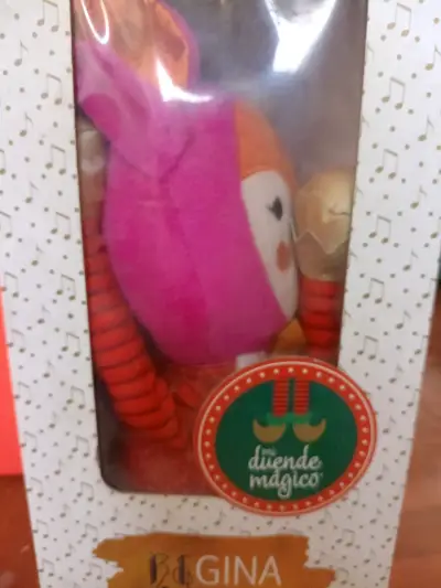 Peluche de reno colorido para niños - miniatura 8