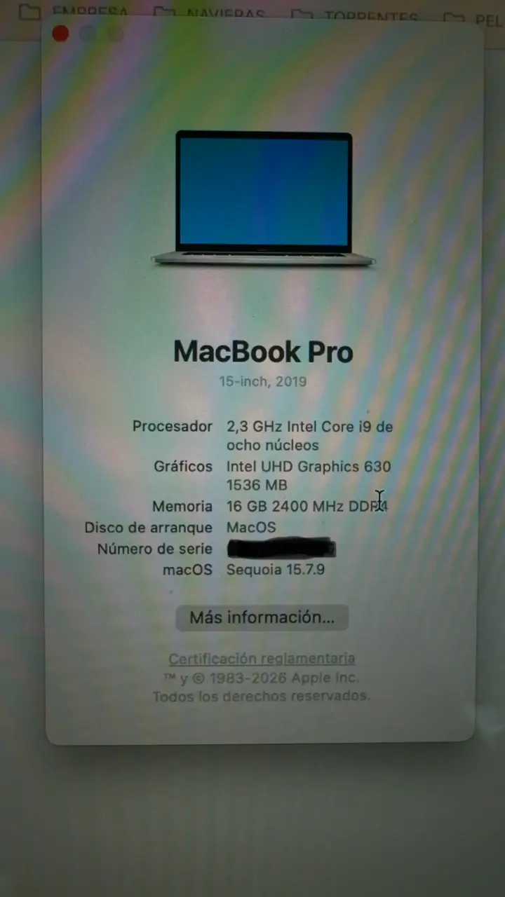 MacBook Pro 15-inch 2019 con Intel Core i9 - 1