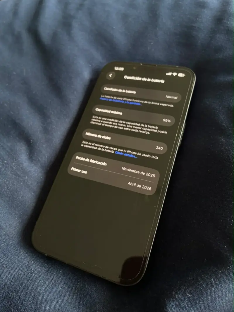 Iphone 16e 128GB Impecable - Batería 99% - 2