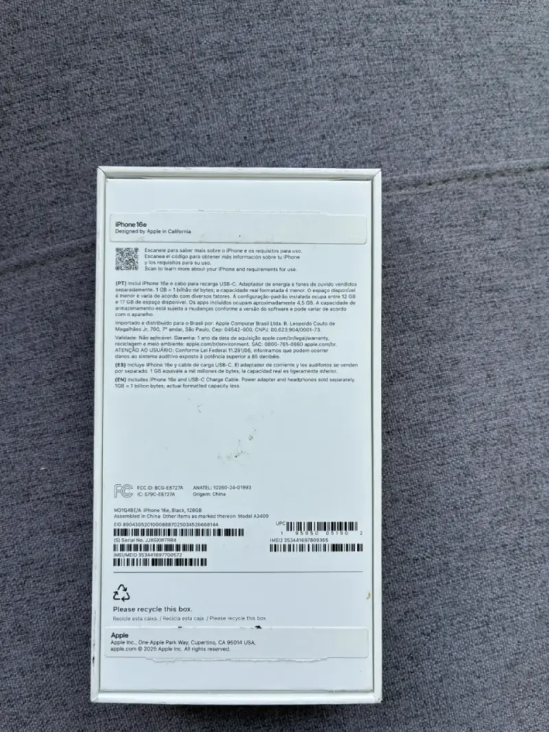 Iphone 16e 128GB Impecable - Batería 99% - 6