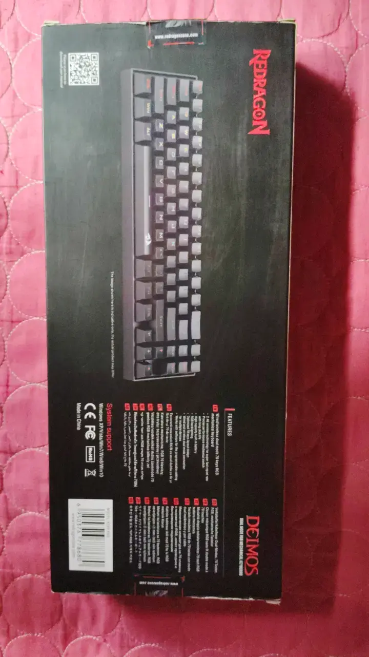 Teclado mecánico Redragón K599 Deimos - 4