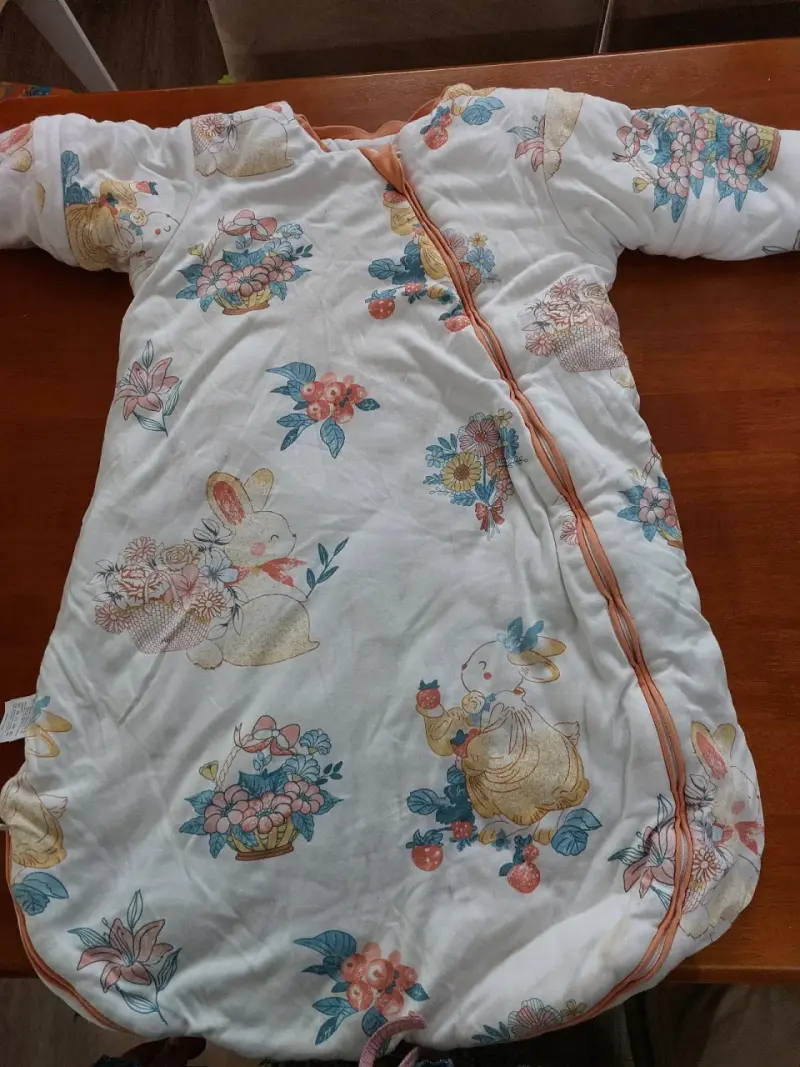Saco de dormir para bebé con diseño de conejos - 1