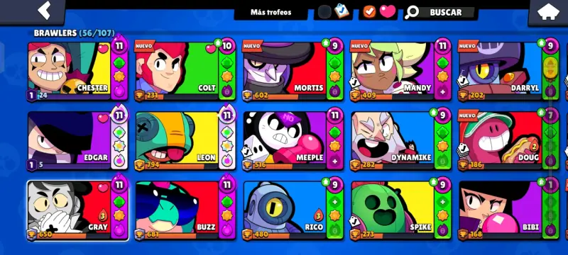 Cuenta de brawl stars a 10.000 pesos - 2