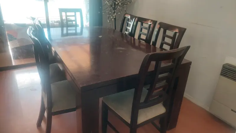 Juego de Comedor de Madera de lenga con 8 Sillas - 4