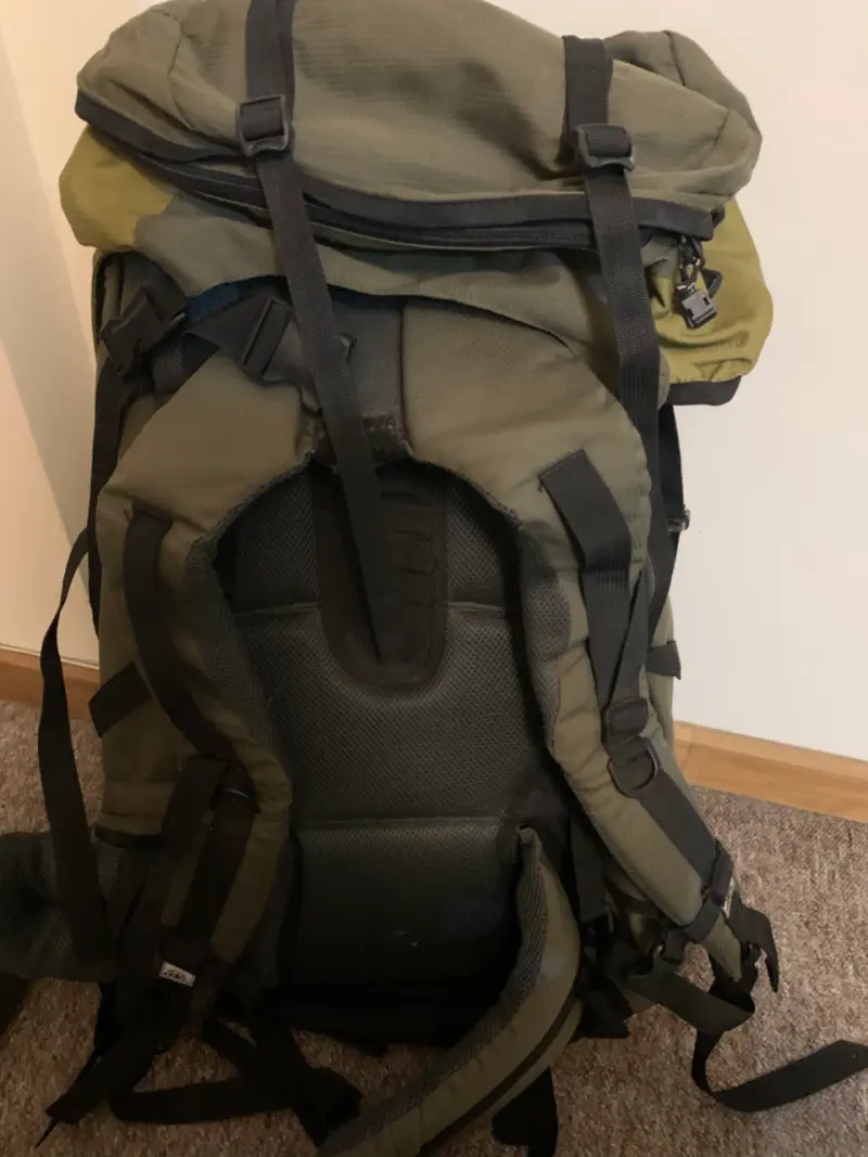 Mochila de senderismo Doite verde con múltiples bolsillos - 3
