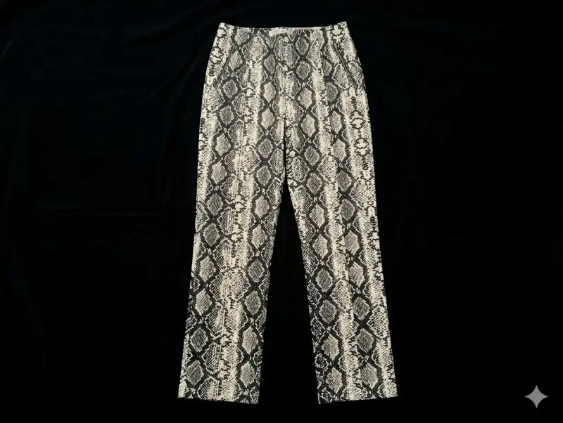 Pantalones estampado serpiente Alaniz talla 26 - 1