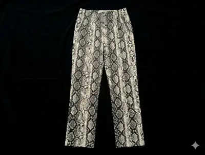 Pantalones estampado serpiente Alaniz talla 26 - miniatura 1