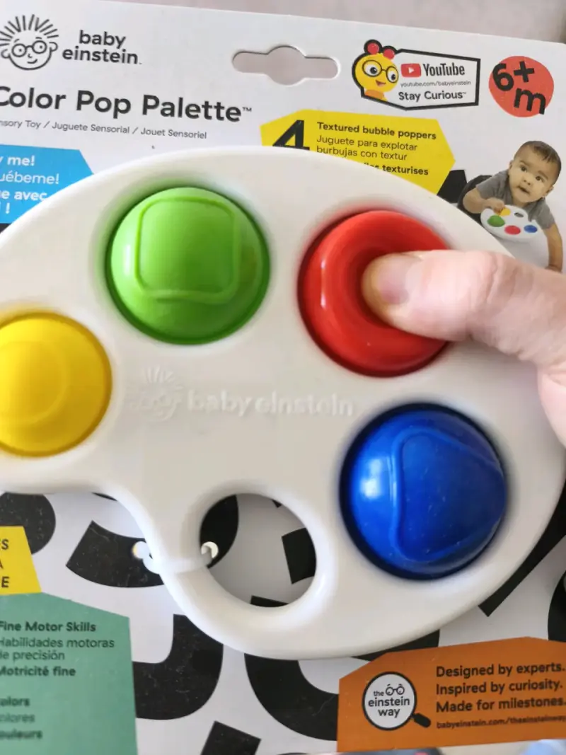 Juguete Sensorial Baby Einstein Color Pop Palette - 1
