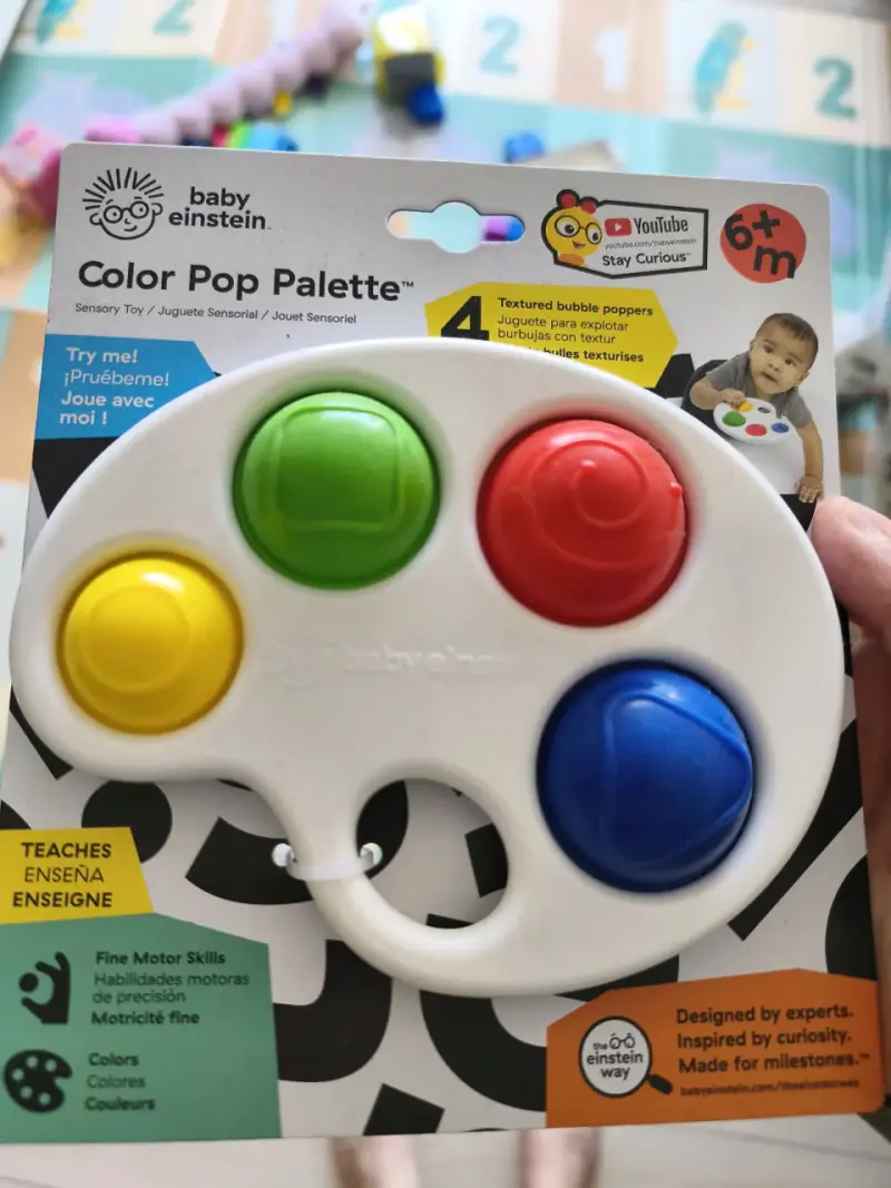 Juguete Sensorial Baby Einstein Color Pop Palette - 3