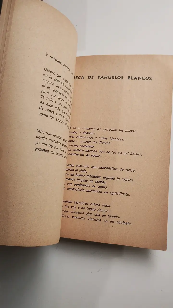 Libro poesía 'Primer Ceremonial'  Tulio Mendoza - 4