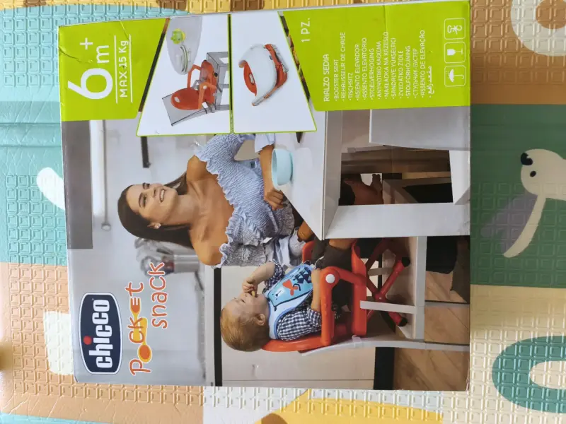 Silla de comer Chicco Pocket Snack Naranja - 3