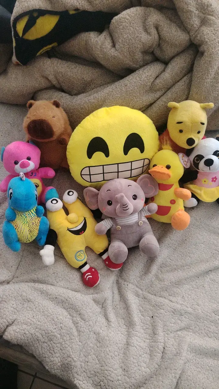 Lote de peluches variados para niños