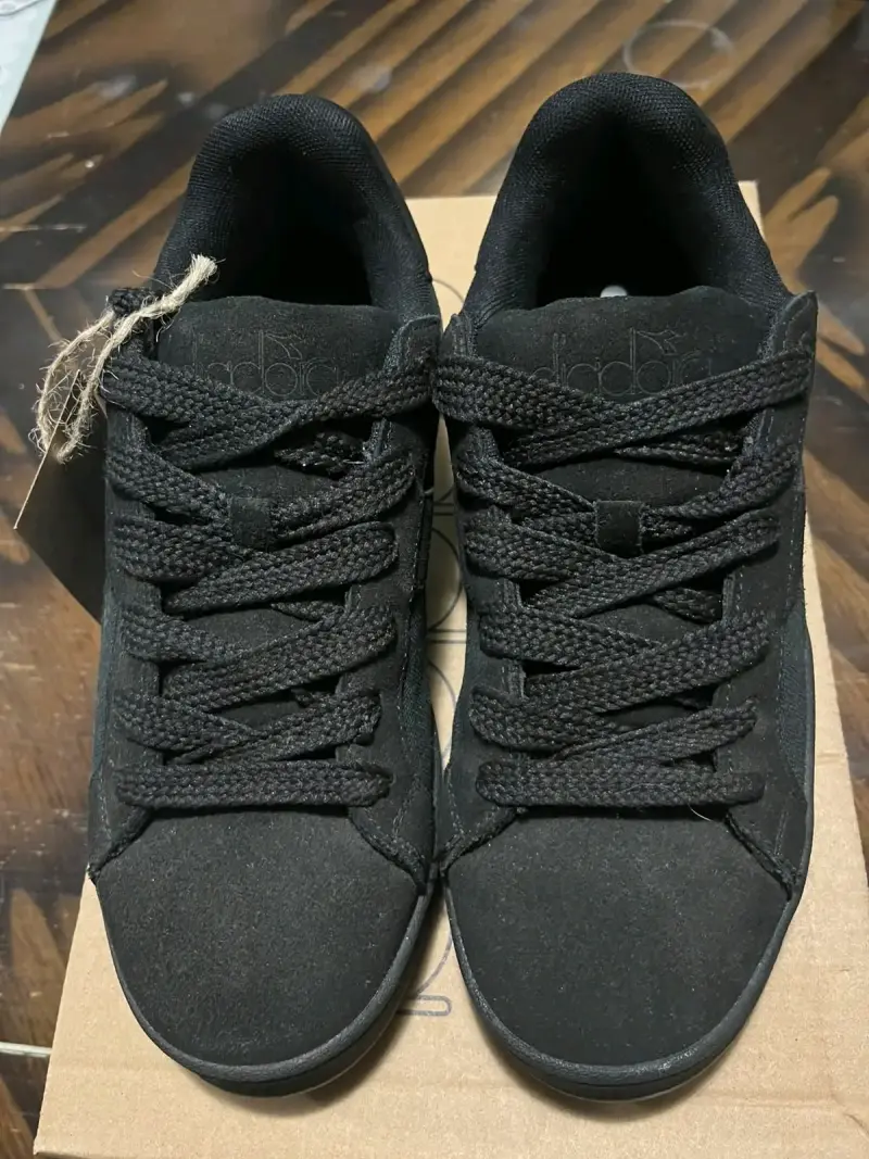 Zapatillas negras Diadora Court XL para hombre - 2