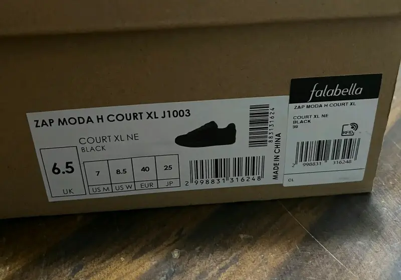Zapatillas negras Diadora Court XL para hombre - 3
