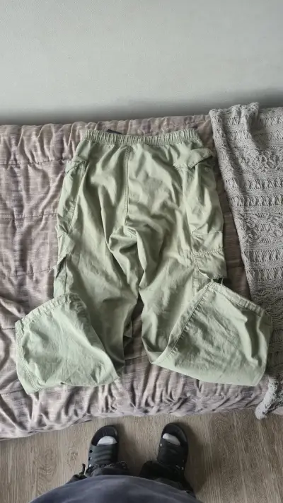 Pantalón Parachute Baggy Zara Talla M - miniatura 2