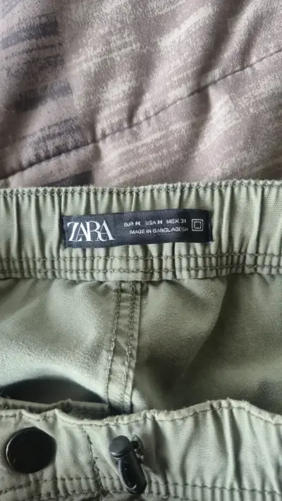 Pantalón Parachute Baggy Zara Talla M - miniatura 3