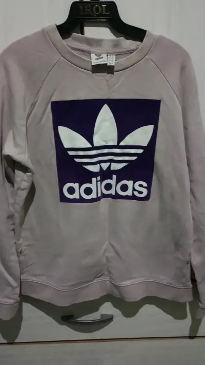 Polerón Adidas Trefoil Logo Morado - miniatura 1
