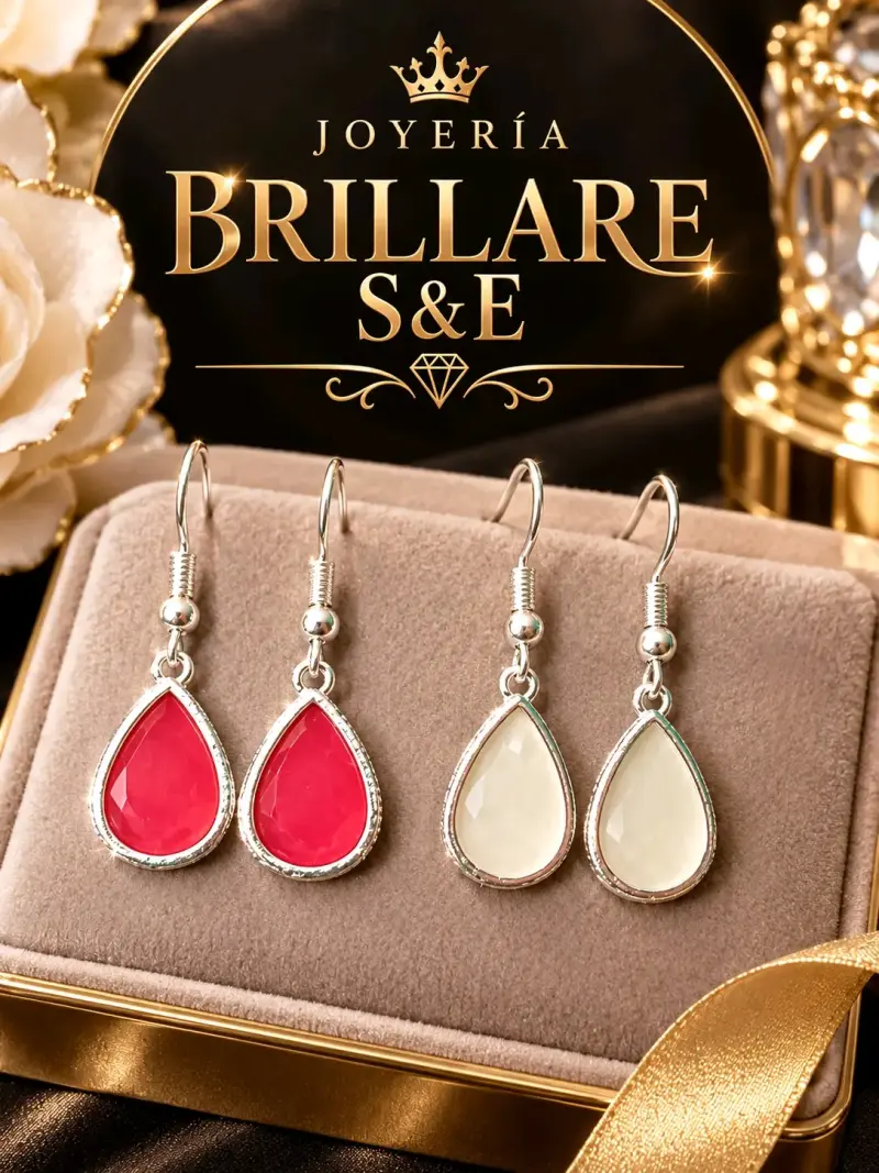 Set de Joyas de Plata con Piedras Preciosas - 2