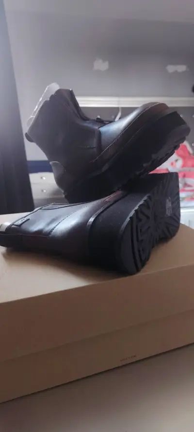 Botines de cuero marrón UGG - miniatura 3