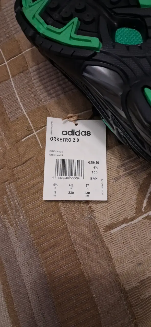 Zapatillas deportivas Adidas Orketro 2.0 negras y verdes - 3