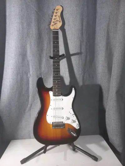 Guitarra eléctrica Stratocaster color sunburst - miniatura 1