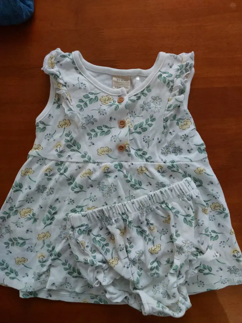 Conjunto de vestidos para bebe de veranol - 1