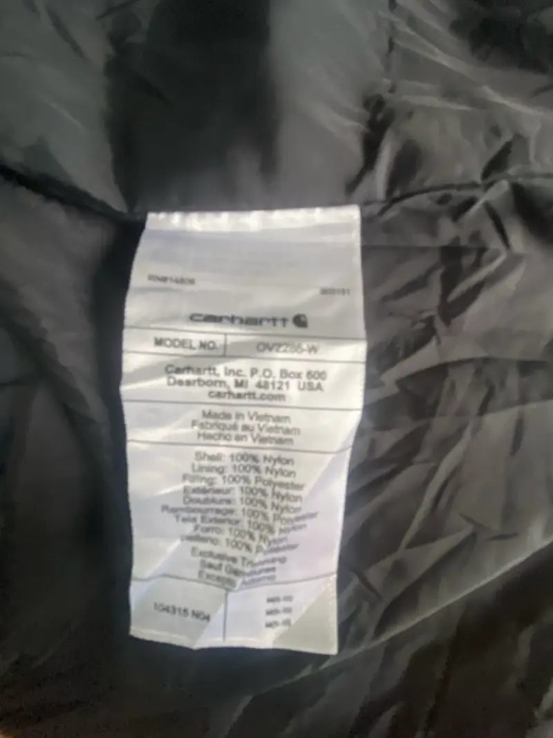 Parka carhartt/ chaleco sin mangas talla M - 4