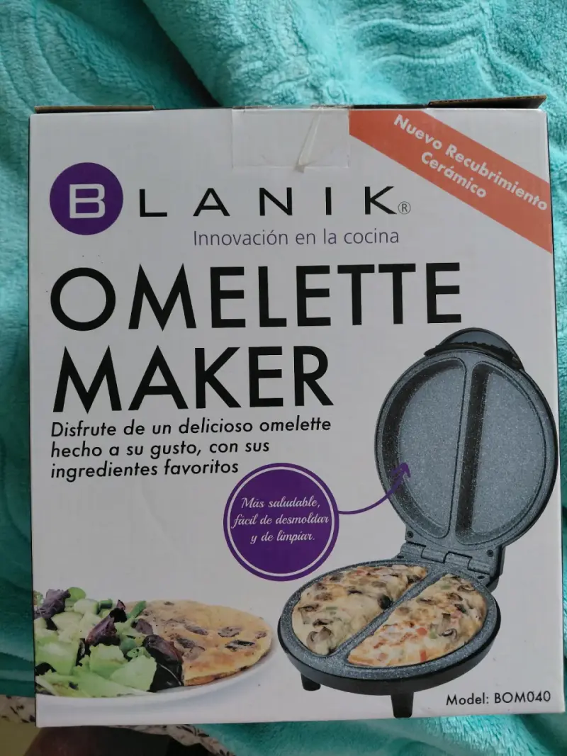 Omelette Maker Blanik con Revestimiento Cerámico - 1