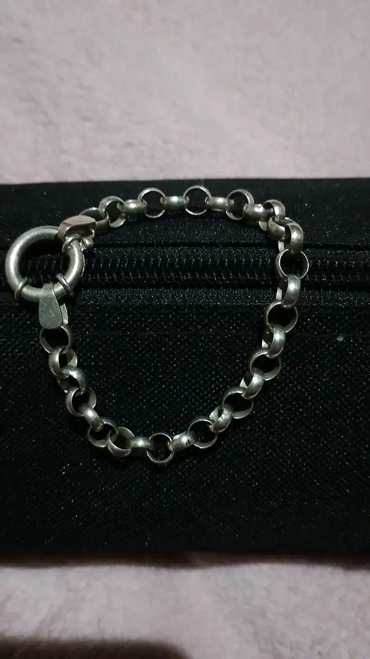 Pulsera de eslabones de plata