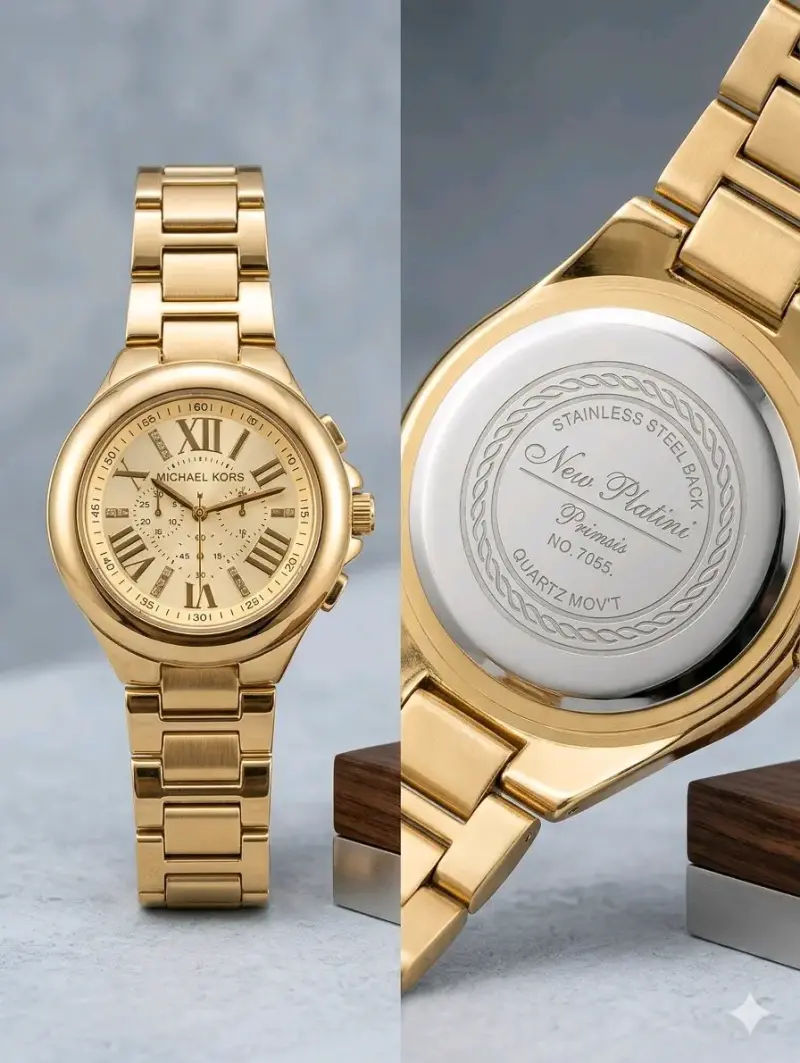 Reloj Michael Kors dorado de acero inoxidable - 3