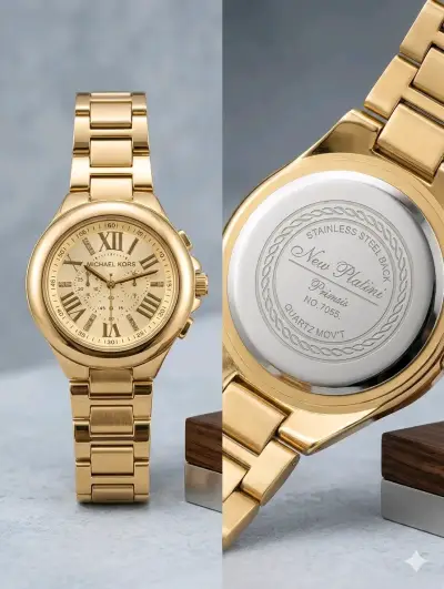 Reloj Michael Kors dorado de acero inoxidable - miniatura 3
