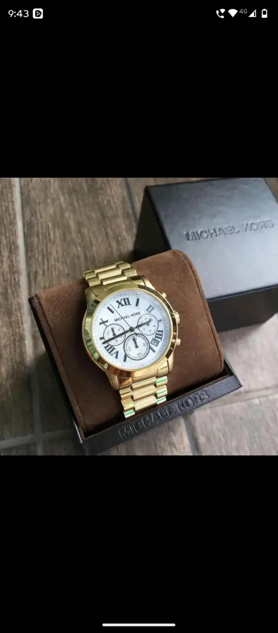 Reloj Michael Kors dorado de acero inoxidable - 4